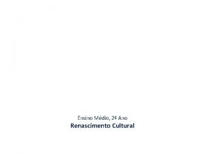 Renascimento cultural