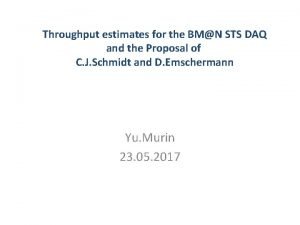 Throughput estimates for the BMN STS DAQ and