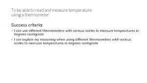 Read the thermometer challenge answer key Read the thermometer challenge answer key