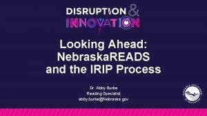 Nebraska reads approved assessments