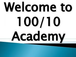 Welcome to 10010 Academy BECOMING A BILLIONAIRE FEBRUARY