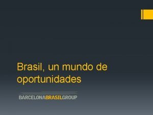 Bbg brasil