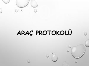 Makam protokolü Makam protokolü