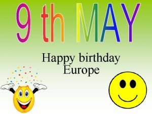 Happy birthday in europe