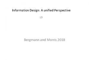 Information design: a unified perspective