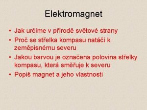 Elektromagnet schema