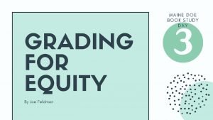 Grading for equity discussion questions