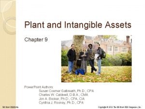 Plant and Intangible Assets Chapter 9 Power Point