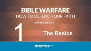 Rules of engagement in the bible