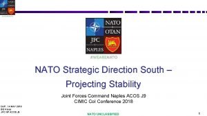 NATO Strategic Direction South Projecting Stability Joint Forces