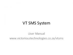 Vt sms