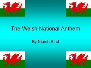 Welsh national anthem translation Welsh national anthem translation