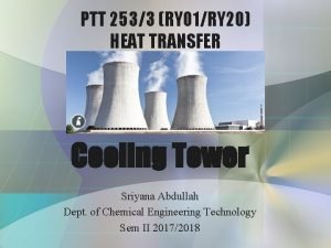PTT 2533 RY 01RY 20 HEAT TRANSFER Cooling