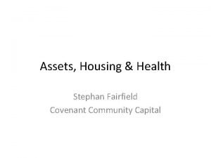 Covenant community capital