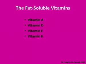 Vitamin e excretion