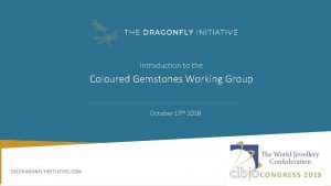 Coloured gemstones working group archives