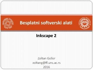 Besplatni softverski alati Inkscape 2 Zoltan Geller zoltangff