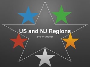US and NJ Regions By Brooke Elwell Regions