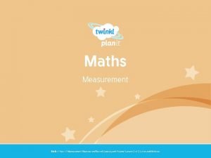 Maths Measurement Year One Maths Year 1 Measurement