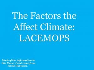 What does lacemops stand for What does lacemops stand for