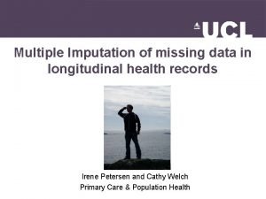 Multiple Imputation of missing data in longitudinal health