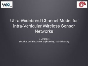 UltraWideband Channel Model for IntraVehicular Wireless Sensor Networks