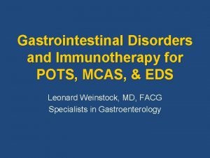 Immunotherapy for pots