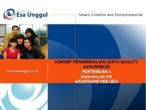 Data quality assurance Data quality assurance