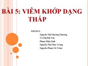 BI 5 VIM KHP DNG THP NHM 5