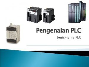 Plc jenis Plc jenis