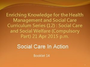 Enriching Knowledge for the Health Management and Social