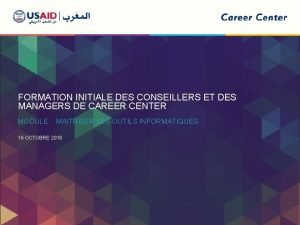 FORMATION INITIALE DES CONSEILLERS ET DES MANAGERS DE