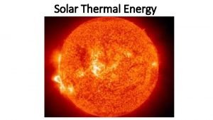 What is solar constant