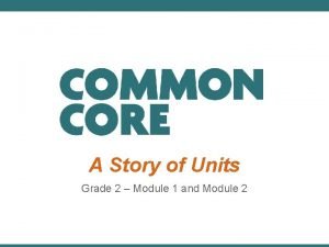 Story of units grade 2