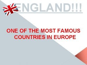 England is located in which country