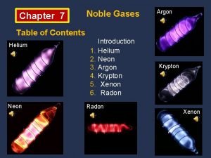 7 noble gases