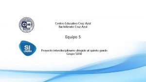 Centro Educativo Cruz Azul Bachillerato Cruz Azul Equipo