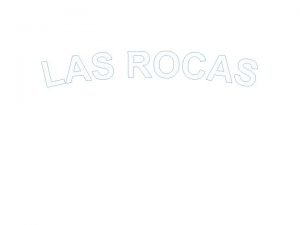 Rocas y agregados