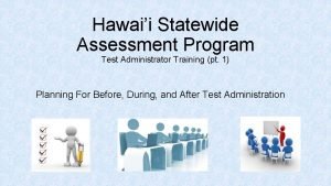 Sba testing hawaii