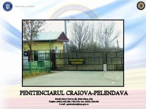 Penitenciarul craiova pelendava