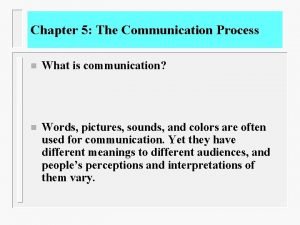 2 way communication model