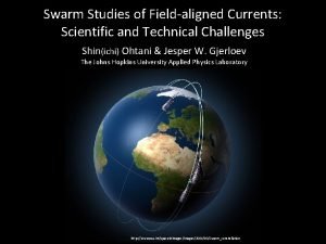 Swarm Studies of Fieldaligned Currents Scientific and Technical