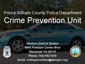 Prince william county police report online