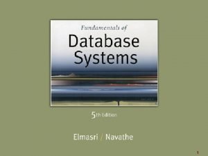 1 Chapter 1 Introduction Databases and Database Users