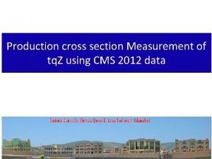 Production cross section Measurement of tq Z using