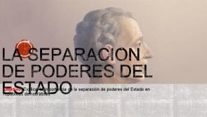 Objetivo Explicar la importancia de la separacin de