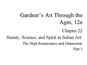 Gardners Art Through the Ages 12 e Chapter