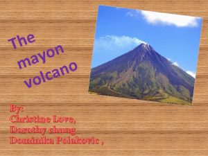Differentiate active and inactive volcanoes