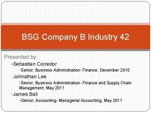 Bsg footwear industry report