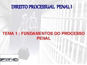 Princípios direito processual penal